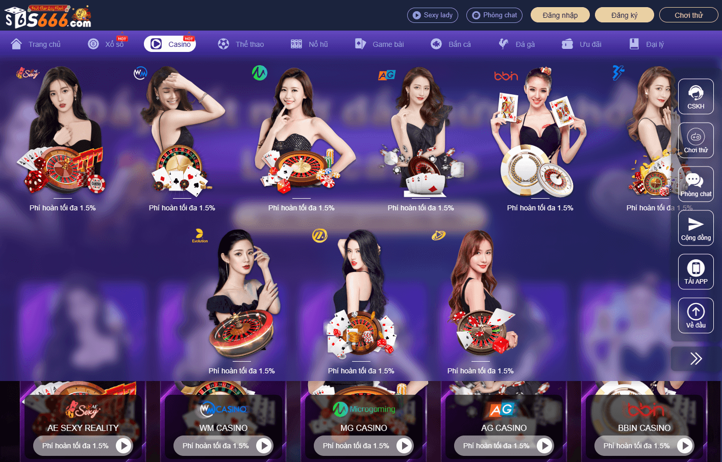 Tựa game casino đáng chơi nhất tại S666 Casino