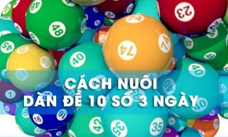 Anh em có thể áp dụng nhiều cách để nuôi dàn đề 10 số trong 3 ngày