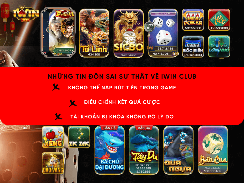 Game bài đổi thưởng iWin lừa đảo có đúng không?