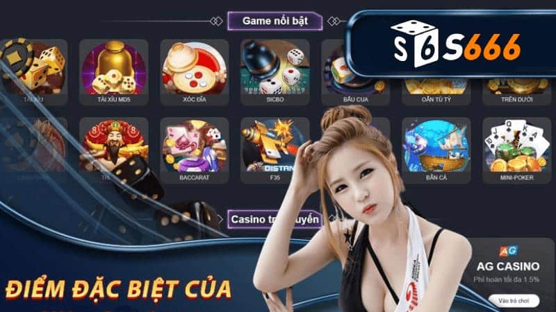 Kho game đa dạng, hấp dẫn tại nhà cái S666