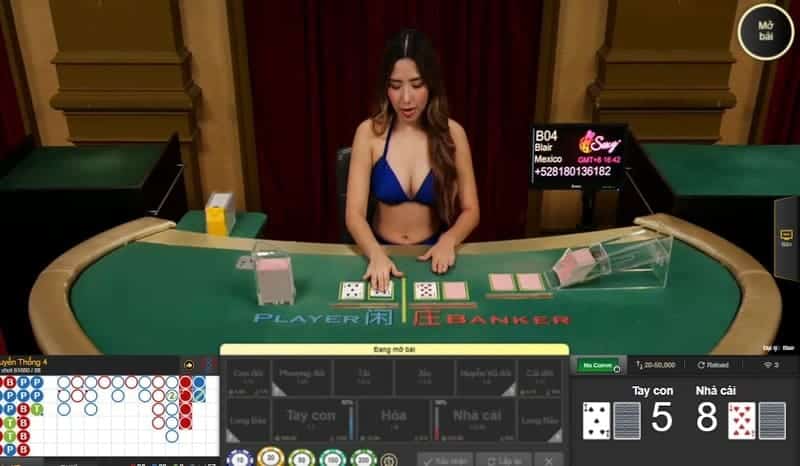 Baccarat giúp bạn khám phá những cửa cược thú vị tại AE sexy